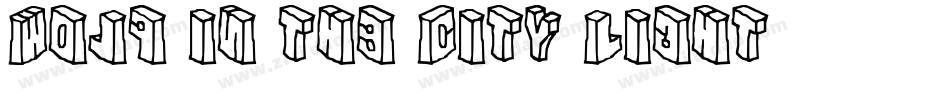 Wolf in the City Light字体转换